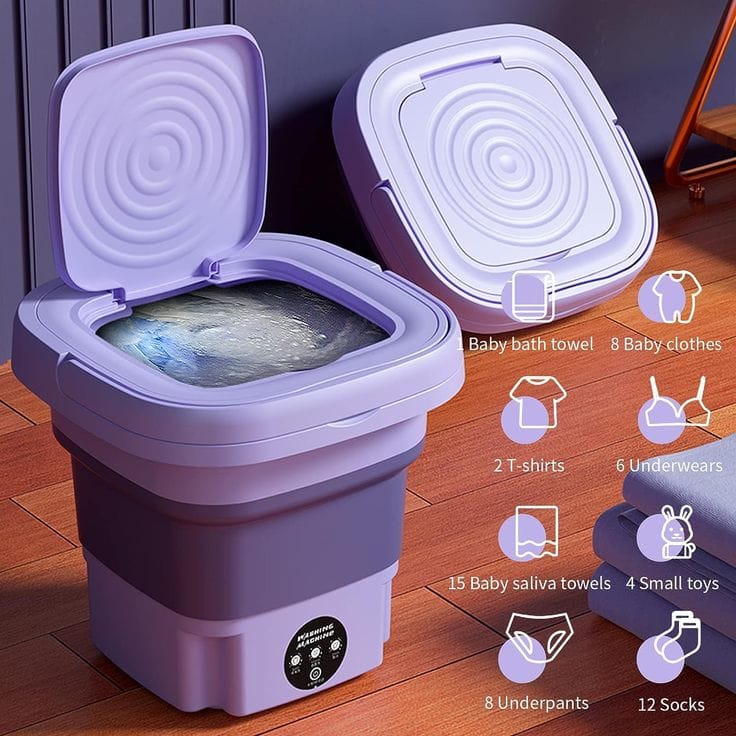 Portable Folding Mini Washing Machine