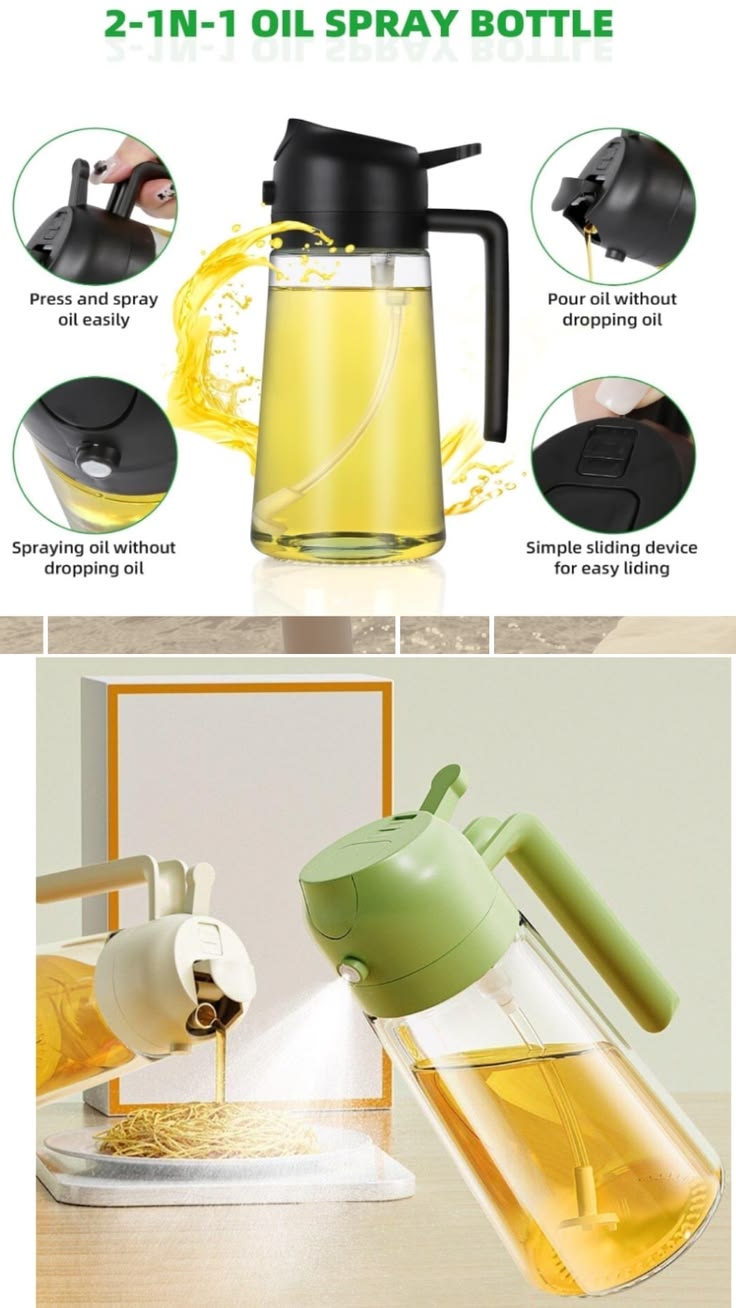 2-in-1 Oil Spray Bottle